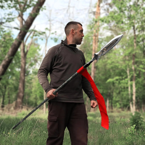 Draupnir Spear of Kratos 5.51lb, Handmade GoW Replica for Display & Cosplay