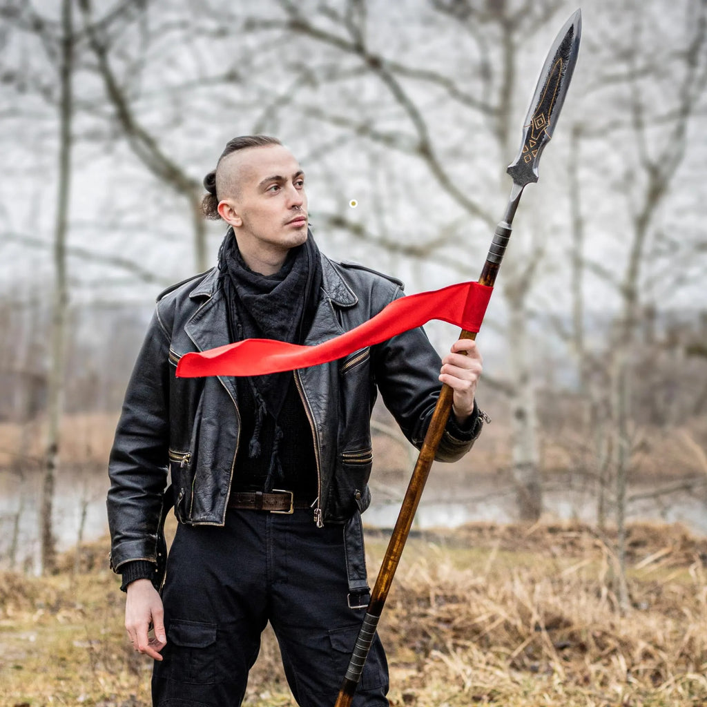 Draupnir Spear Carbon Steel Replica for Cosplay & Display