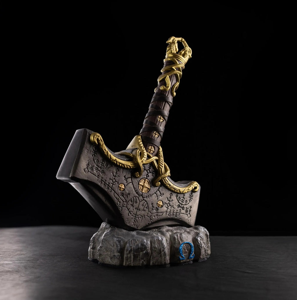 Mjolnir solid steel Hammer 26.45lb with glow-in-the-dark runes