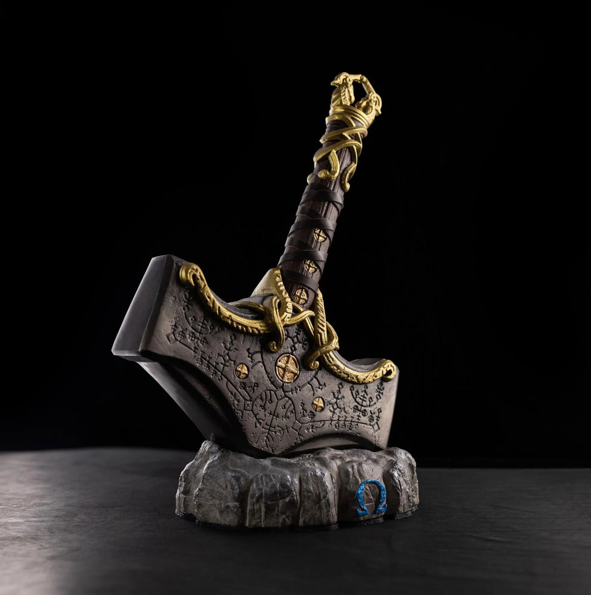 Mjolnir solid steel Hammer 26.45lb with glow-in-the-dark runes