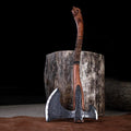 Leviathan Axe High Carbon Steel, Kratos Metal Axe Handcrafted