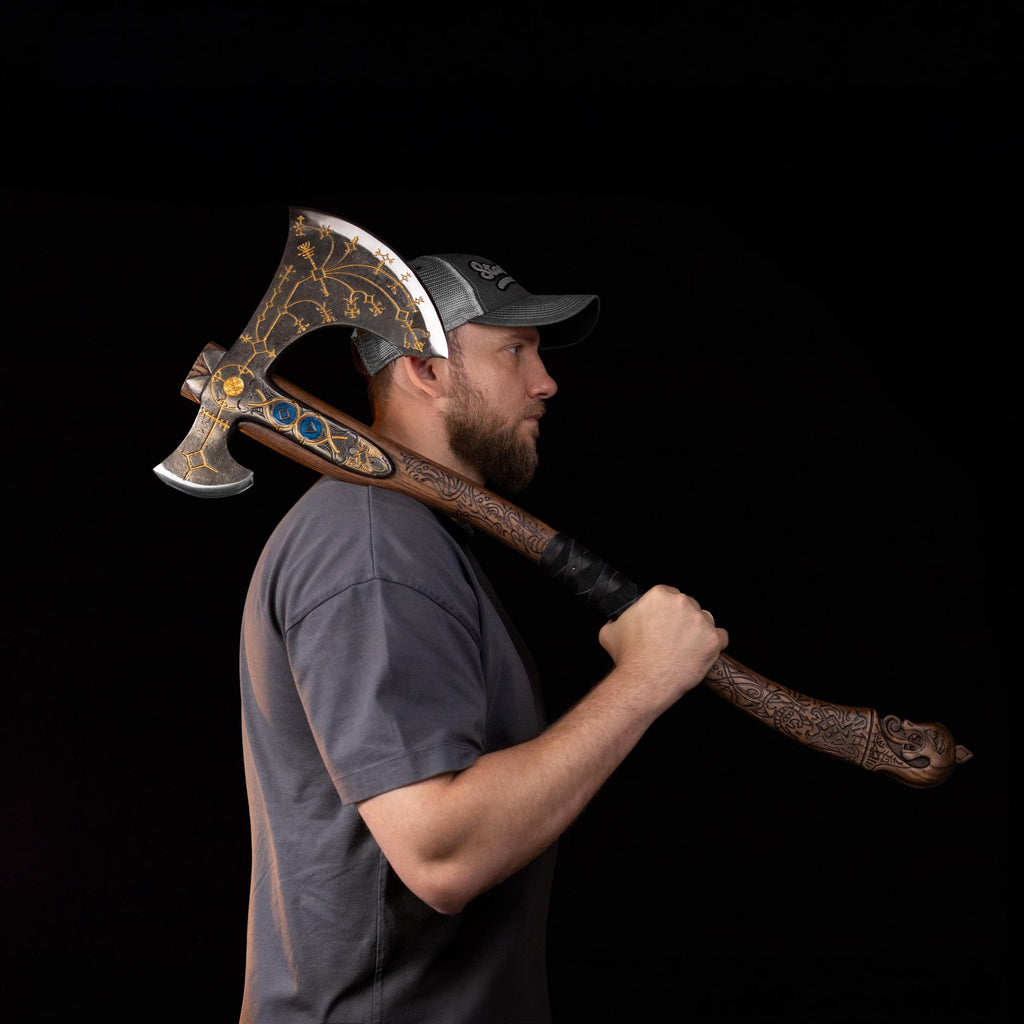 Leviathan Axe Metal Kratos Functional Replica 9.11lb