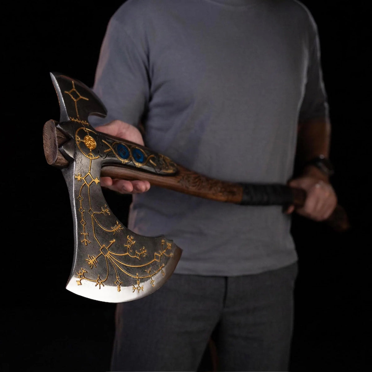 Leviathan Axe Metal Kratos Functional Replica 9.11lb