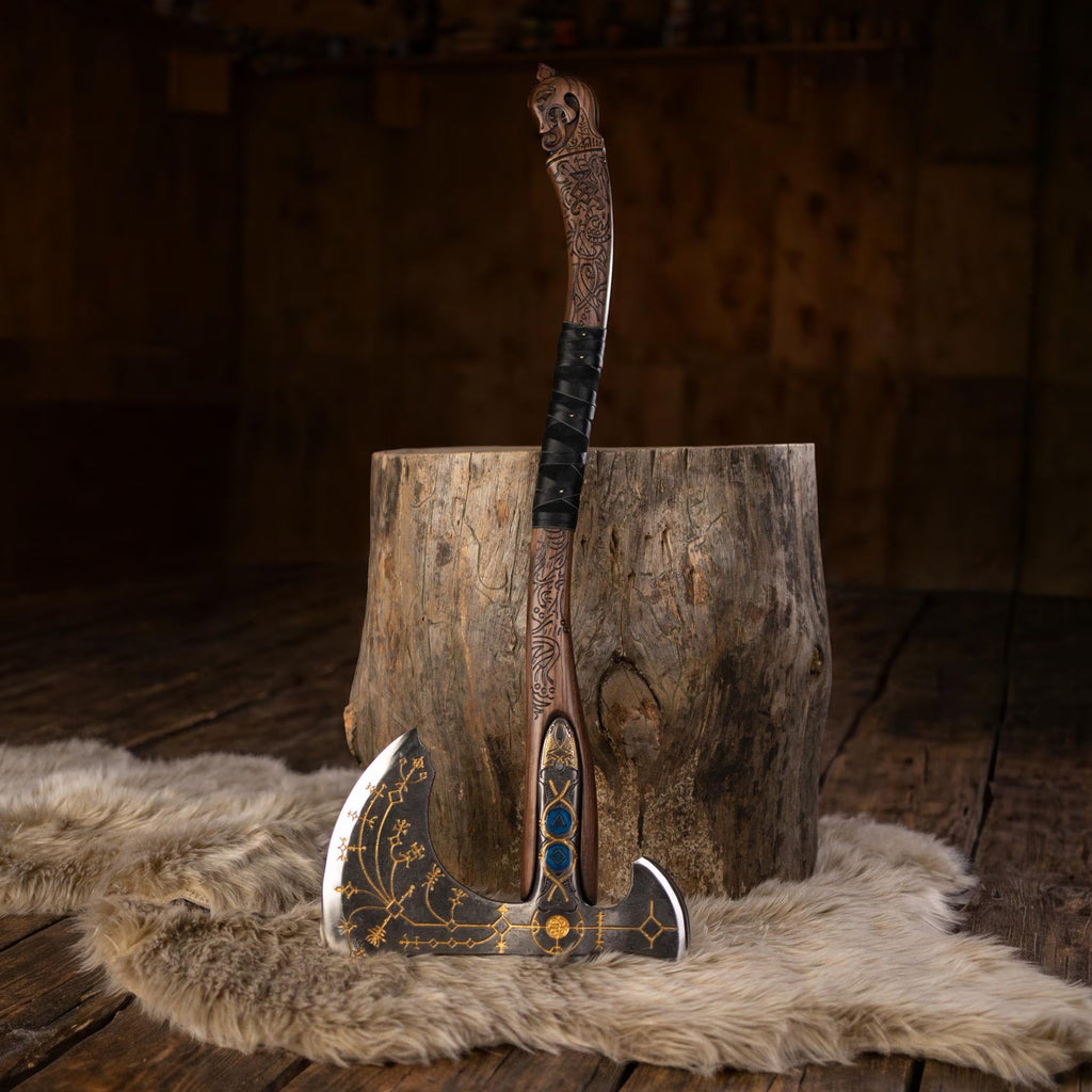 Leviathan Axe Metal Kratos Functional Replica 9.11lb