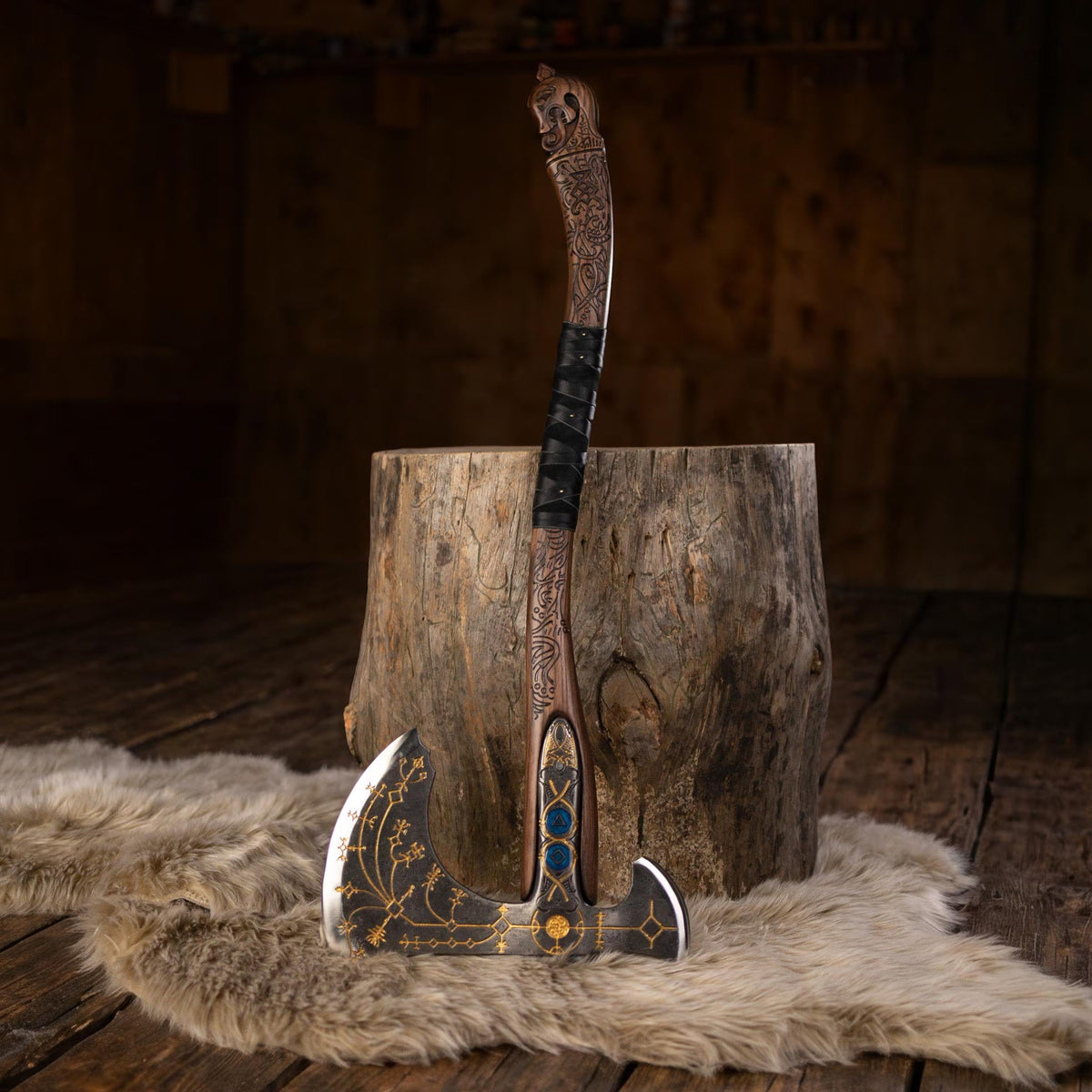 Leviathan Axe Metal Kratos Functional Replica 9.11lb