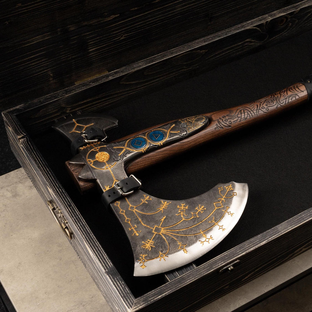 Leviathan Axe Metal Kratos Functional Replica 9.11lb