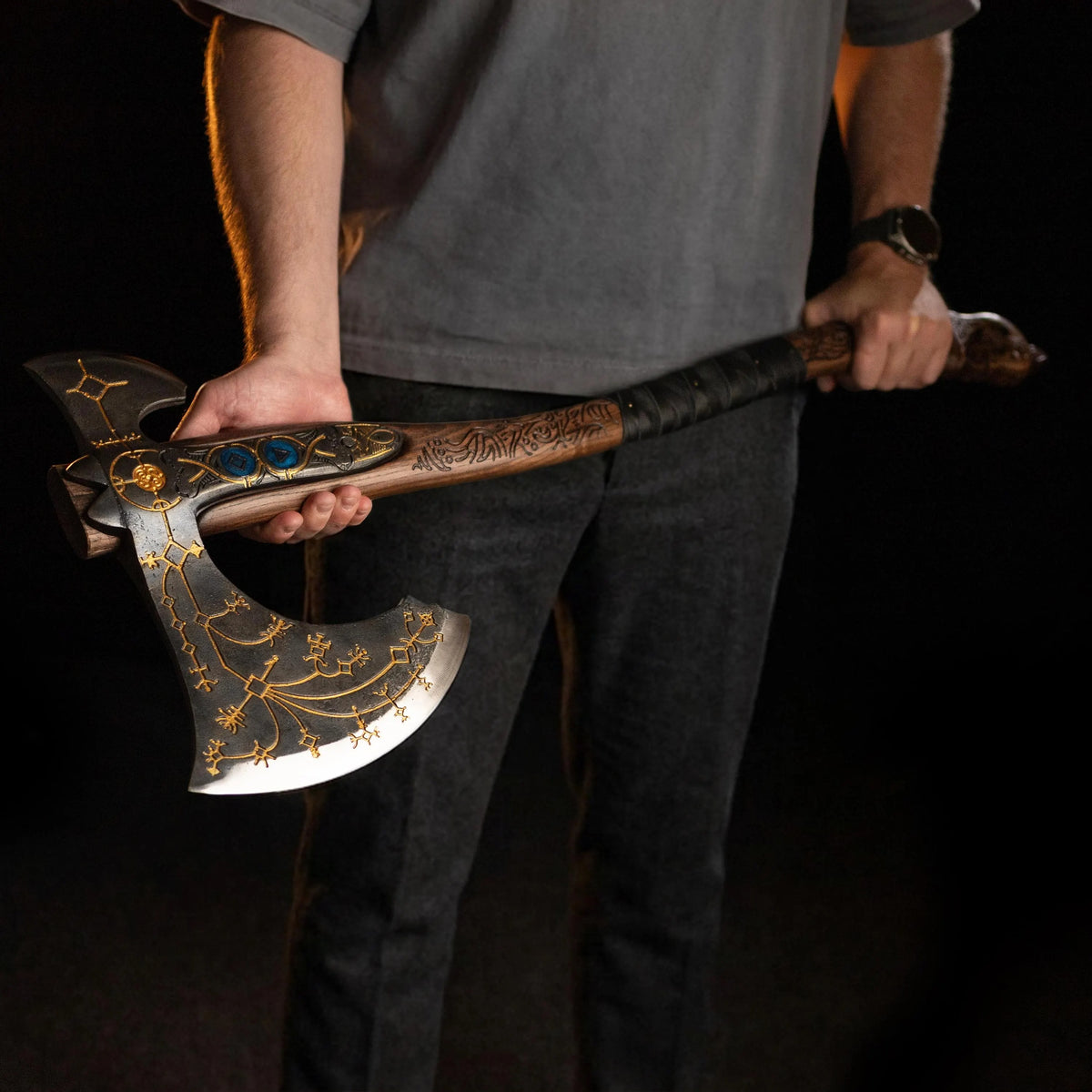 Leviathan Axe Metal Kratos Functional Replica 9.11lb